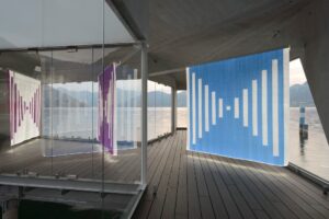 Daniel Buren al Mirad'Or, Pisogne (BS), Lago d'Iseo I Foto Michele Nastasi 2