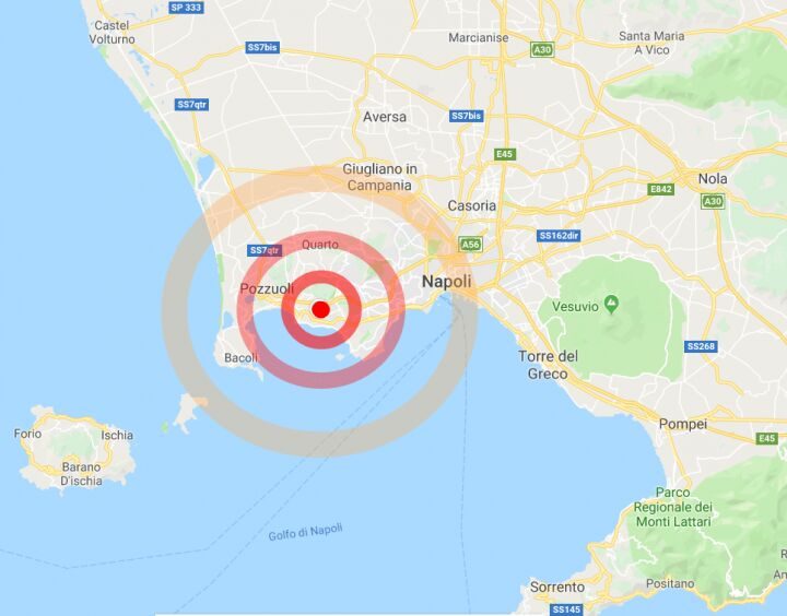 Napoli: Nuova scossa di terremoto nell’area flegrea