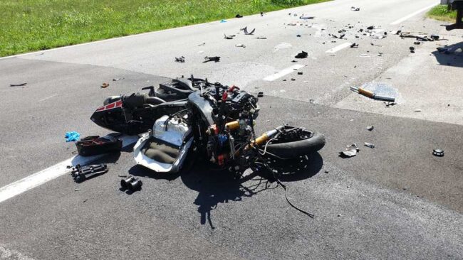 Incidente Giugliano Moto Smart