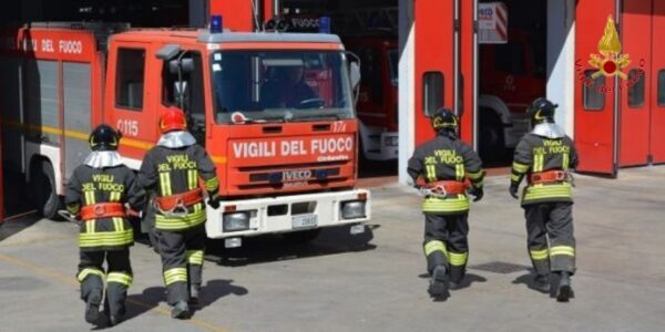 benevento anziano morto fiamme