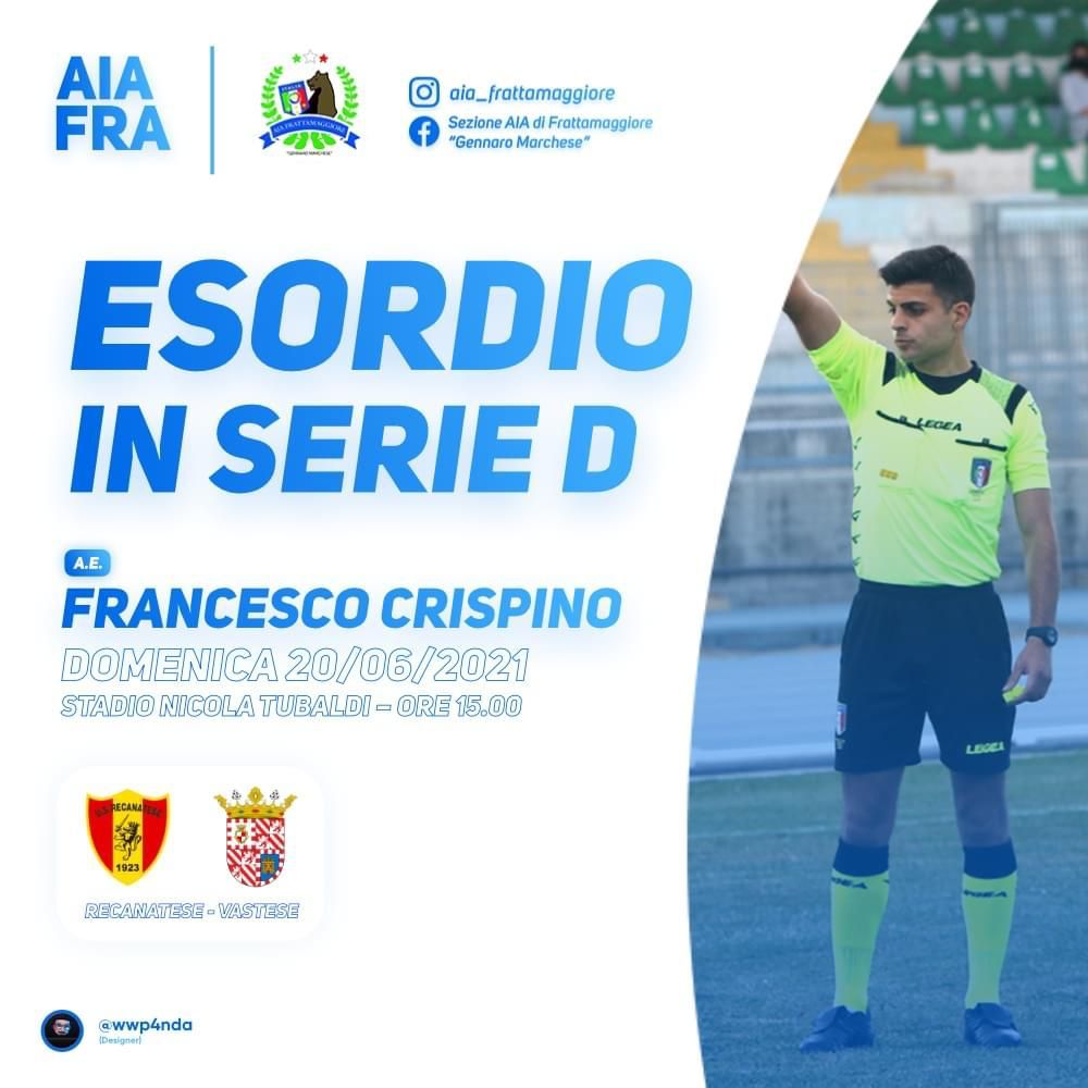 Francesco Crispino, arbitro