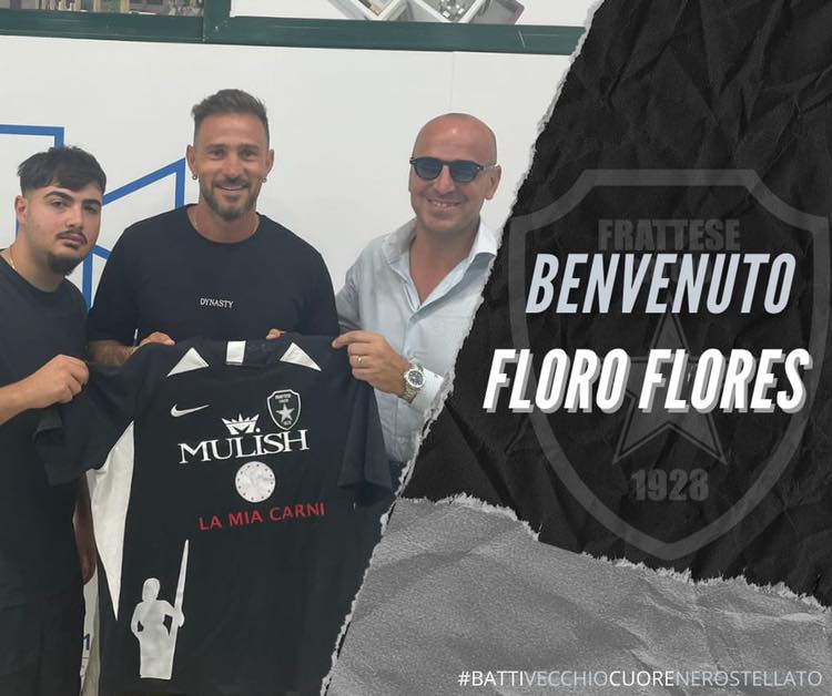 La Frattese ricomincia da Antonio Floro Flores: è il nuovo tecnico dei nerostellati