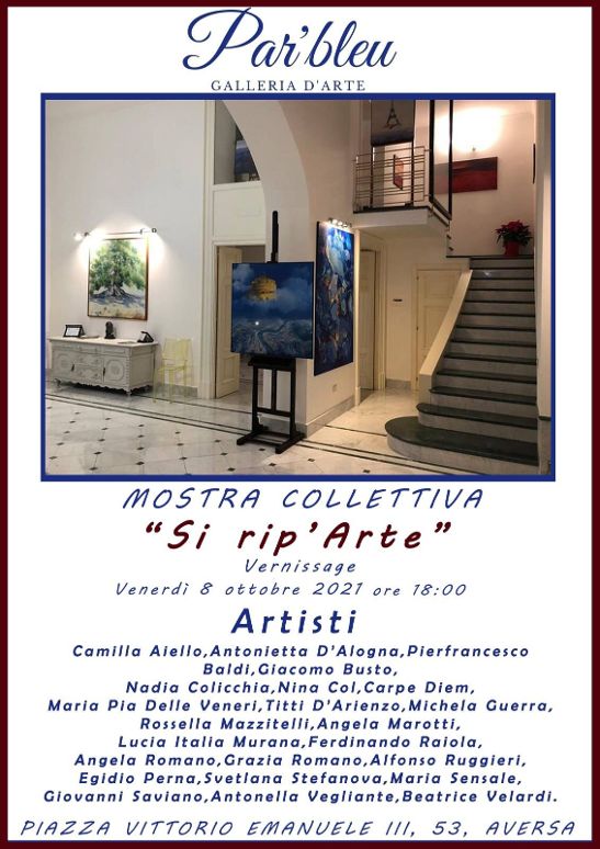 L’EVENTO. Ad Aversa fari puntati su pittura, fotografia e scultura: al via la mostra collettiva “Si rip’Arte”