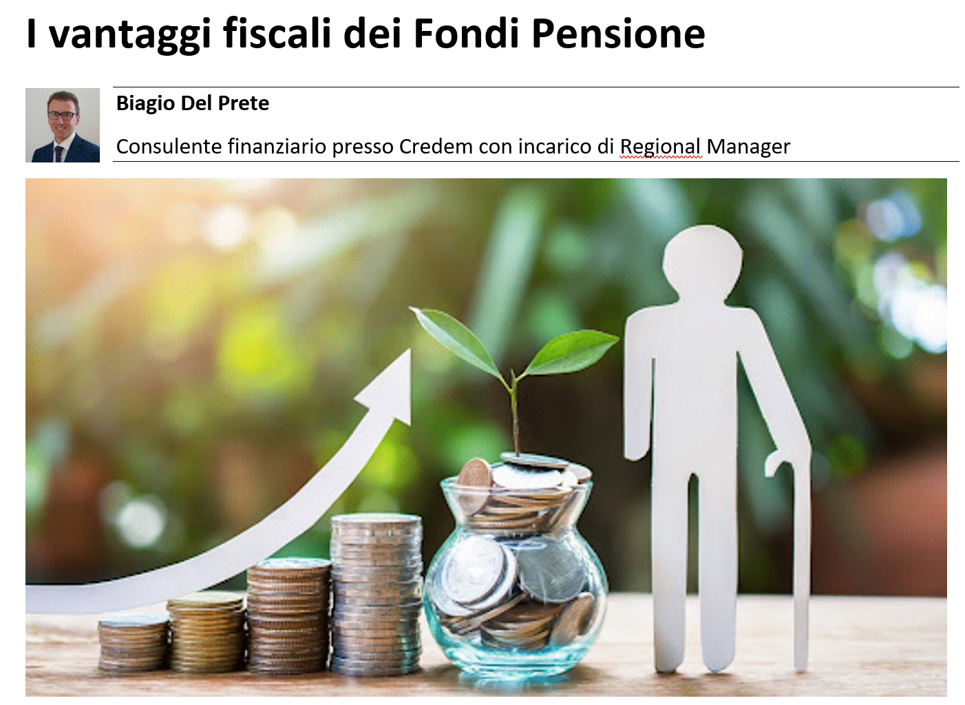 I vantaggi fiscali dei fondi pensione