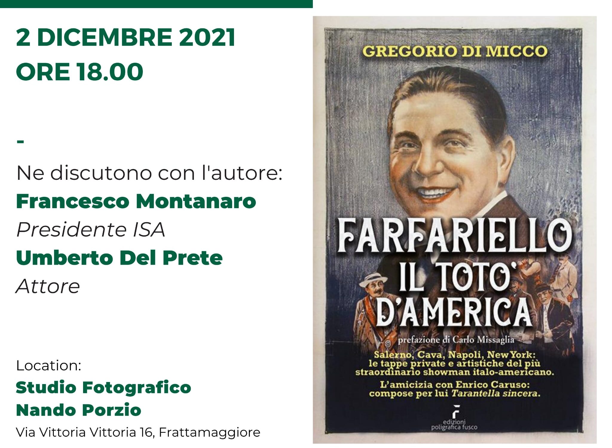 Presentazione libro Farfariello Di Micco
