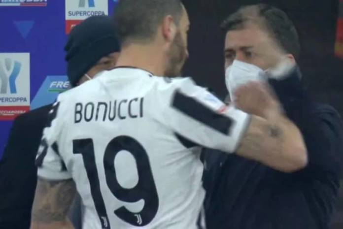 Il “ Fair Play” di Bonucci si scontra con un dirigente dell’Inter, ma frattese(Video)