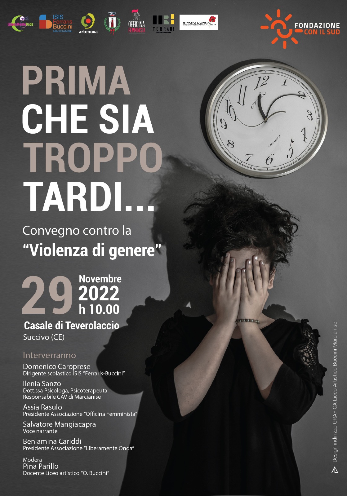 Convegno sul femminicidio a Succivo :Prima che sia troppo tardi