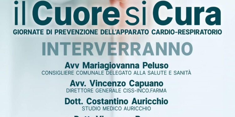 Palma Campania, “ Il cuore si cura” ,manifestazione per la prevenzione delle malattie cardiovascolari