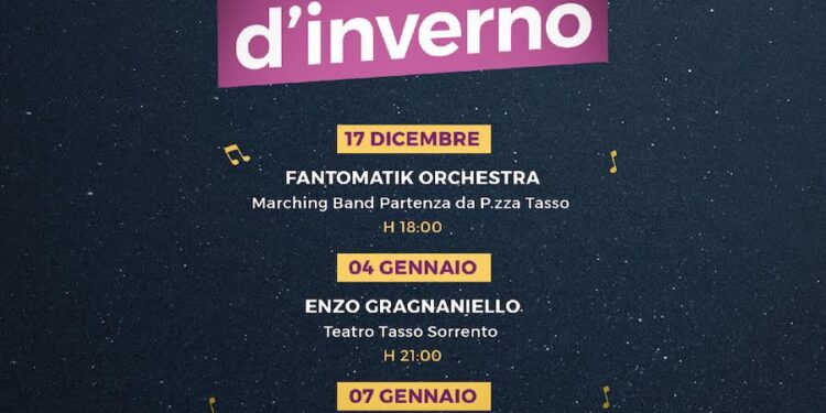Sorrento , parte domenica 17 settembre la rassegna “M’illumino d’inverno”