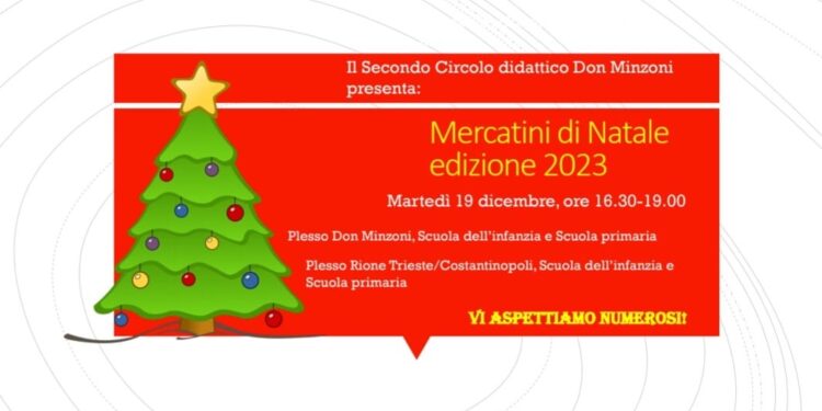 Somma Vesuviana, i mercatini di Natale del secondo circolo Don Minzoni