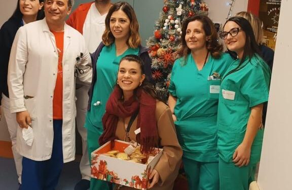 Giovanna SANNINO di Mare Fuori, regala un sorriso ai bambini del Santobono e San Giovanni di Dio