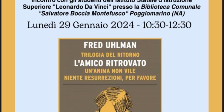 Poggiomarino, Lunedì 29 Gennaio a Scuola di Memoria