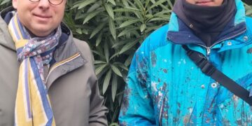 Casoria , Jorit per il murales della legalità