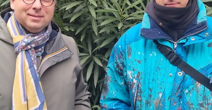 Casoria , Jorit per il murales della legalità