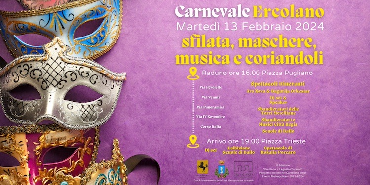 Ercolano, il Carnevale della Legalità +Turismo