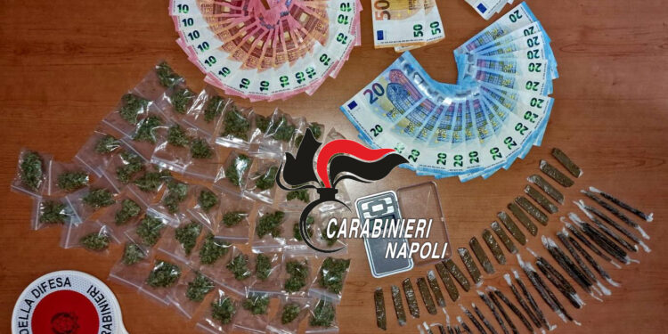 Somma Vesuviana, arrestato pusher 21enne, gia noto alle forze dell’ordine