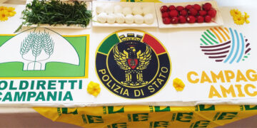 Le delizie della Coldiretti Campania alla festa della Polizia di Stato
