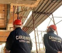 Ercolano. Sicurezza sul lavoro, sequestri, sanzioni e sospensione delle attività