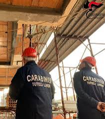 Ercolano. Sicurezza sul lavoro, sequestri, sanzioni e sospensione delle attività