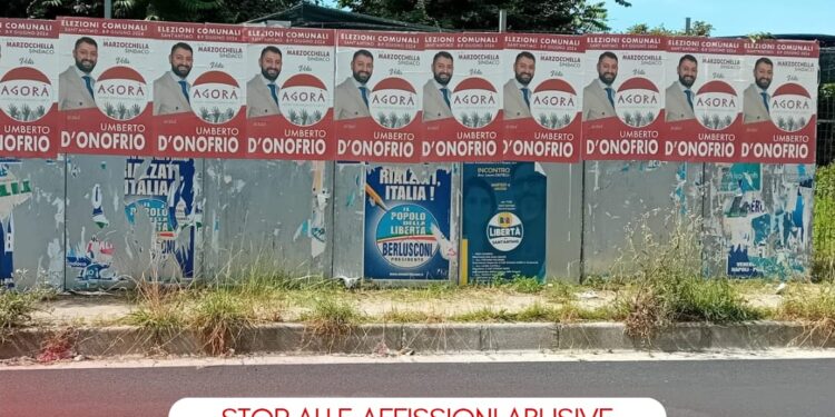 Sant’Antimo, amministrative 2024, dilaga il manifesto abusivo