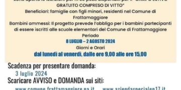 Frattamaggiore, Campo estivo gratis per tutti