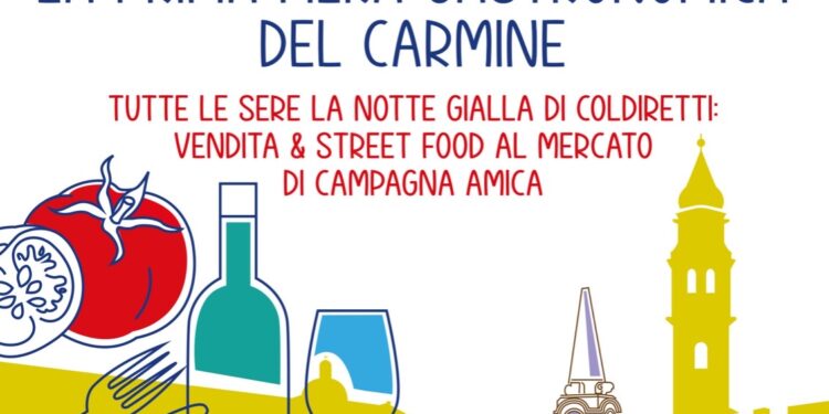 Piazza Mercato, Dal 13 al 16 luglio, le notti gialle della Coldiretti
