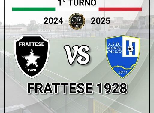 Frattese sfida il Monte Calcio nel primo turno di Coppa Italia