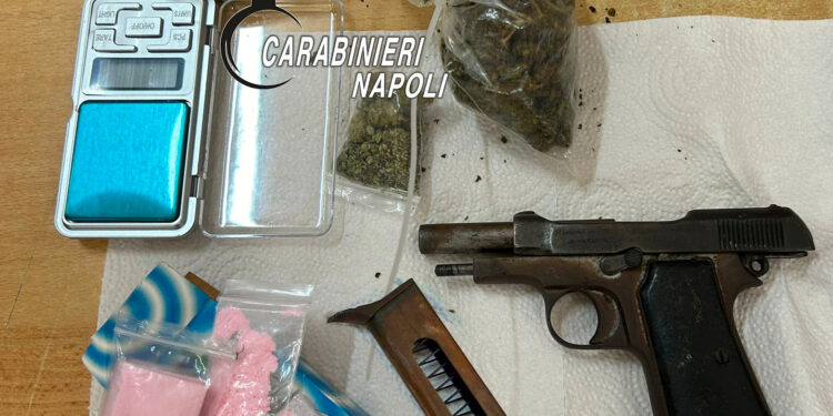 Napoli cocaina rosa nella zona dell’orto botanico
