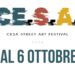 Cesa art street festival dal 3 al 6 ottobre
