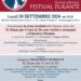 Frattamaggiore, Quinta edizione Festival Durante , lunedì 30 settembre