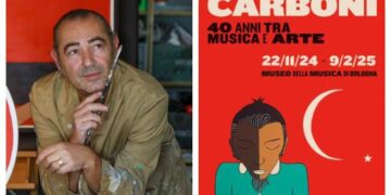 Luca Carboni , a 62 anni ritorna sulla scena con una mostra nella sua Bologna