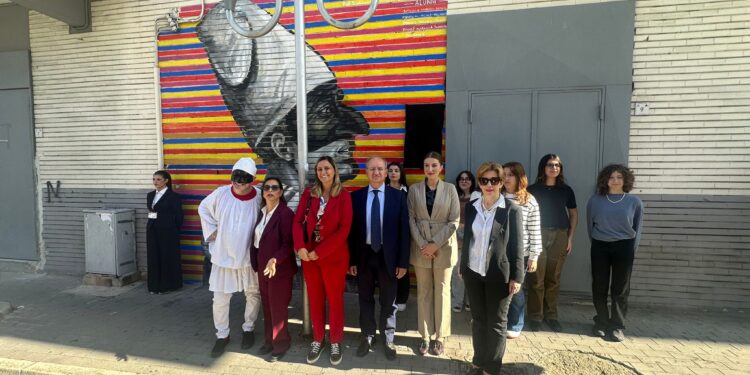 ACERRA, inaugurato per lo street art il murales dei ragazzi del