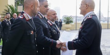 Napoli , 57 carabinieri premiati con encomi presentati dal generale La Gala
