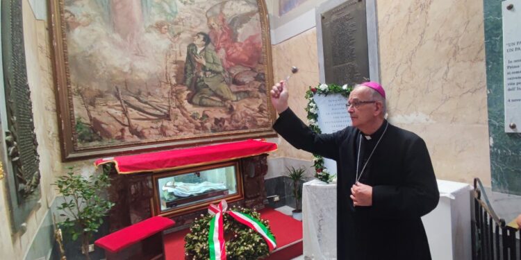 Caivano, al Santuario di Campiglione inaugurata una targa marmorea in onore dei Caduti della prima guerra mondiale