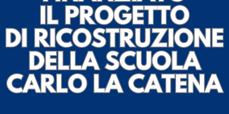 Casoria, finanziato il progetto di ricostruzione della scuola LA CATENA