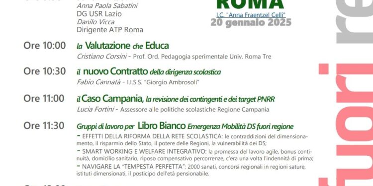IL FORUM. Comitato Dirigenti Fuori Regione: semaforo verde per il convegno su Autonomia, Contratto e Dimensionamento, promosso in collaborazione con Tecnodid