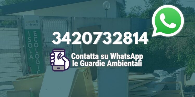 Casoria : Attivato numero whatsapp per segnalare sversamenti abusivi
