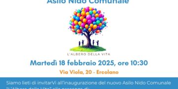 Ercolano: Inaugurazione del primo asilo nido comunale