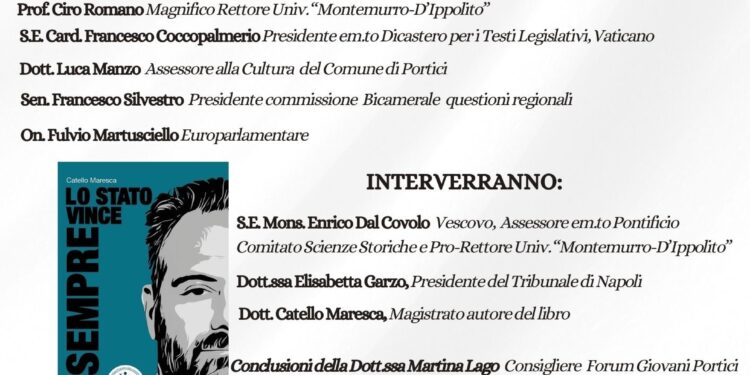 Portici : Catello Maresca , all inaugurazione dell’Universita’ popolare