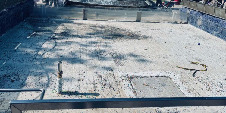 Vomero : Ad un mese dalla riapertura la fontana del Parco Mascagna è ferma