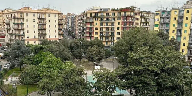 Vomero : Parte riqualificazione dei giardini Ruotolo