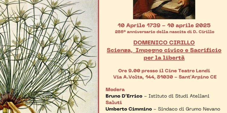 Grumo Nevano : Un convegno per ricordare Domenico Cirillo