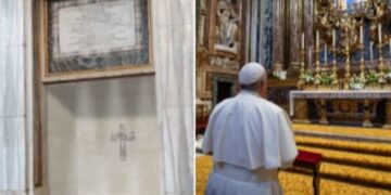 Diffusa la foto della tomba di Papa Francesco