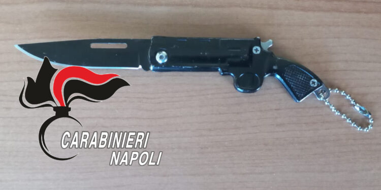 Portici : Denunciato un 21 enne per minacce con coltello di 15cm
