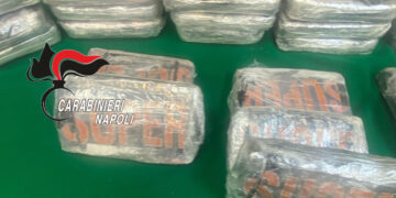 Angri: Sequestrati 36 kg di cocaina, per un valore di 5 milioni di euro