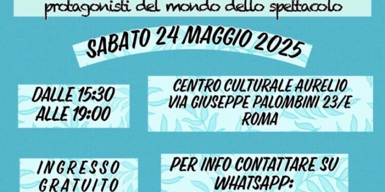 Roma : Sabato 24 maggio , l’evento “ Il talento a porta di mano”