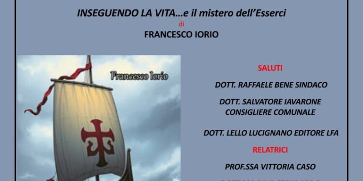 L’EVENTO. “Inseguendo la vita… e il mistero dell’Esserci”, ecco il nuovo libro del preside Francesco Iorio