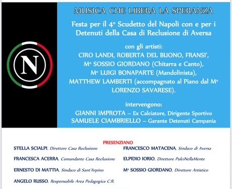 Aversa: Si festeggia lo scudetto del Napoli anche in carcere