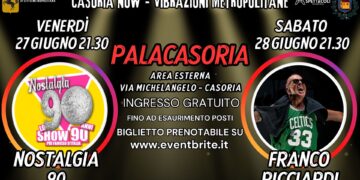 Casoria : Franco Ricciardi in concerto , entusiasmo in città