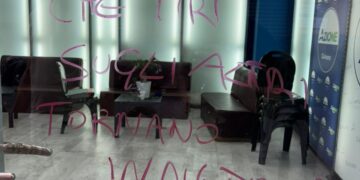 Caivano, vandalizzata la sede di Azione